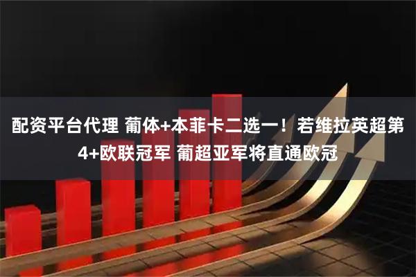 配资平台代理 葡体+本菲卡二选一！若维拉英超第4+欧联冠军 葡超亚军将直通欧冠